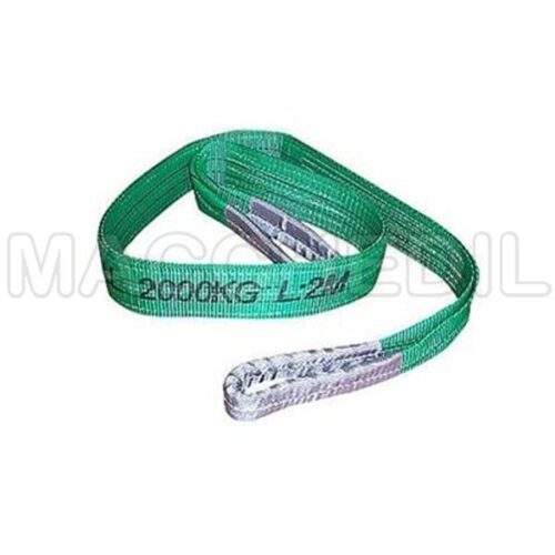 imbraco in poliestere per sollevamento carico con gru