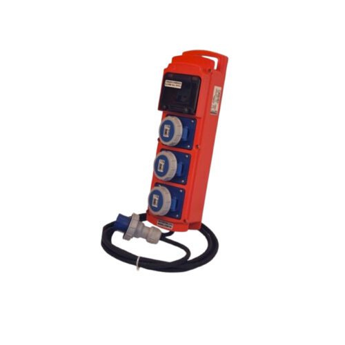 Quadro elettrico portatile 3 prese monofase