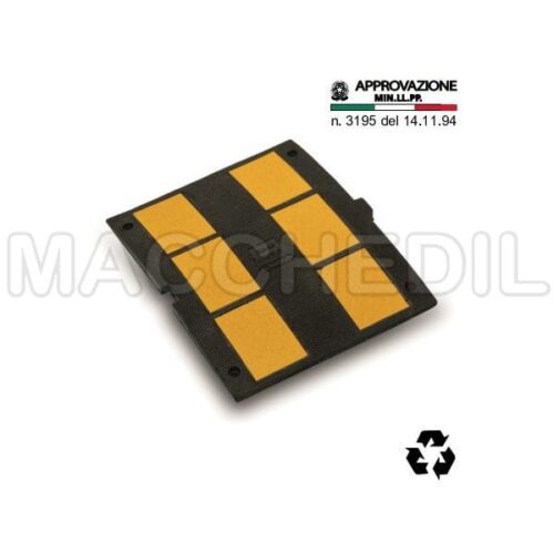 Dosso in gomma rallentatore artificiale 3 cm