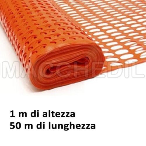 rete da cantiere arancione