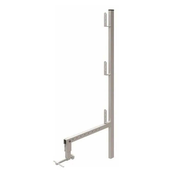 Parapetto per cordoli verticali in calcestruzzo 114F regolabile 50 cm – Sicurezza in Cantiere