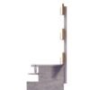 Parapetto per cordoli verticali in calcestruzzo 114F regolabile 50 cm – Sicurezza in Cantiere
