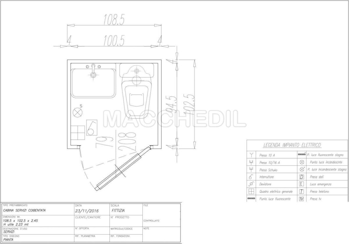 Bagno Cantiere Coibentato da Collegare allo Scarico - immagine 8