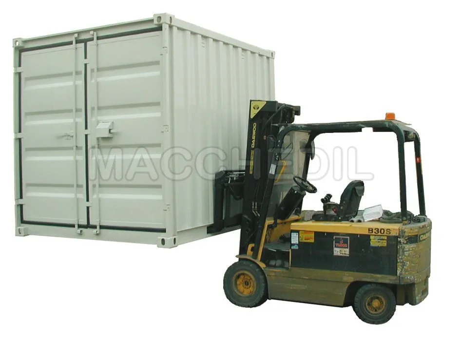 Caricamento Container ISO modul su muletto