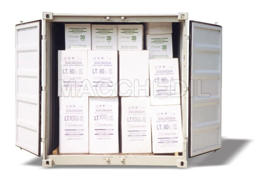 container ISO modul aperto pieno