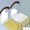 Parapetto per armatura solai con base verticale- 24AC – Sicurezza in Cantiere