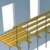 Parapetto per armatura solai con base verticale- 24AC – Sicurezza in Cantiere