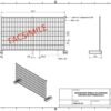 Recinzione reti metalliche – 2mt – Cantiere Stradale