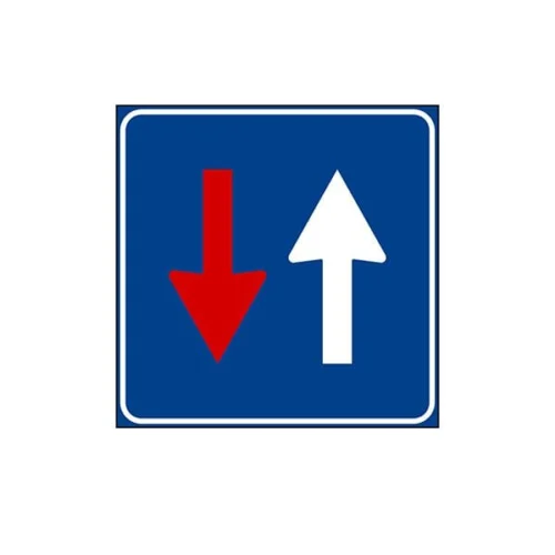 Diritto di Precedenza nei Sensi unici Alternati- fig. 45 – Cantiere Stradale