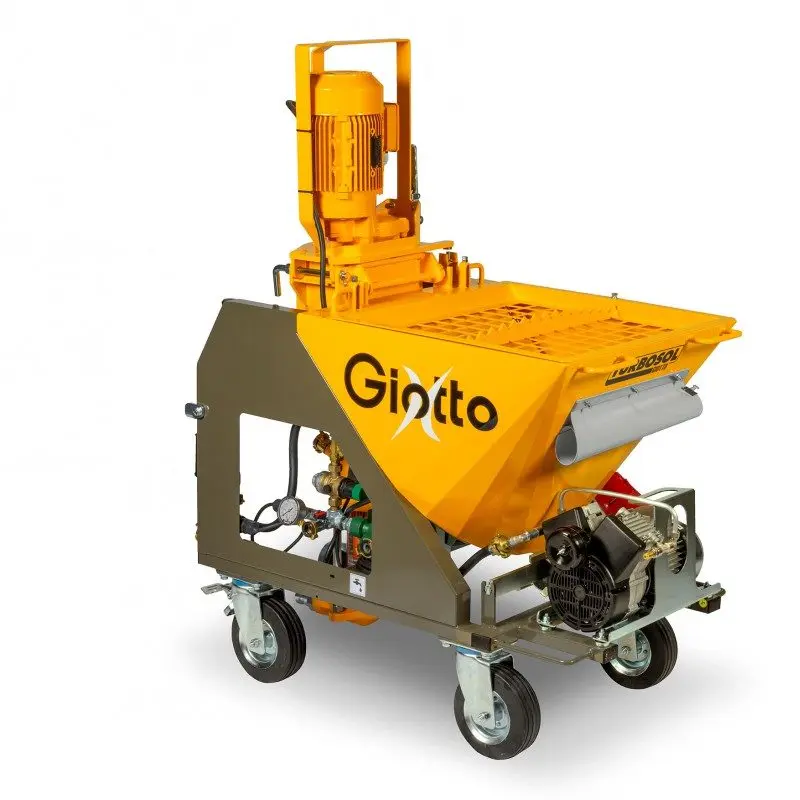 Intonacatrice TURBOSOL GIOTTO premiscelati TRIFASE – Cantieri e Costruzioni