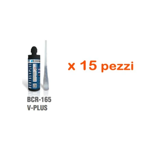 Ancorante chimico BOSSONG confezione 15 cartucce da 165 ml – Sicurezza in Cantiere