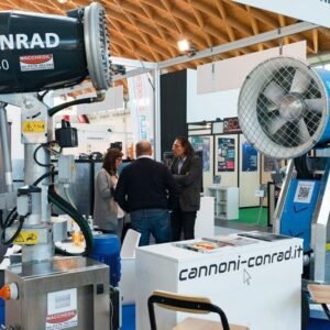 Fiera ecomondo 2016 cannoni, staff,stand mantovana macchedil