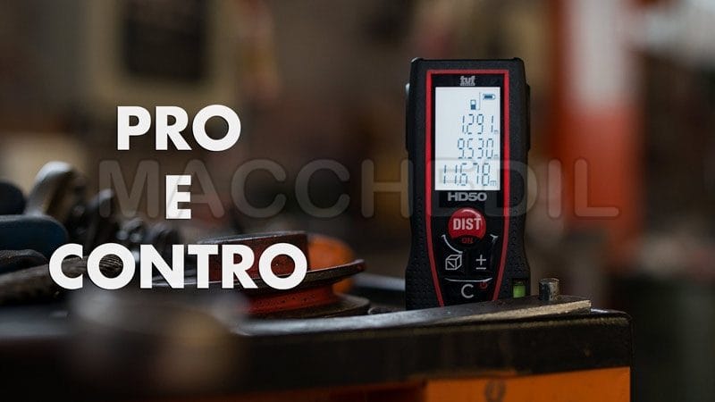 Pro e contro misuratore laser, distanziometro laser HD 50 tuf