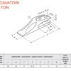 Denti per benne – modello a forcella – Officina, Sollevamento e Ricambi