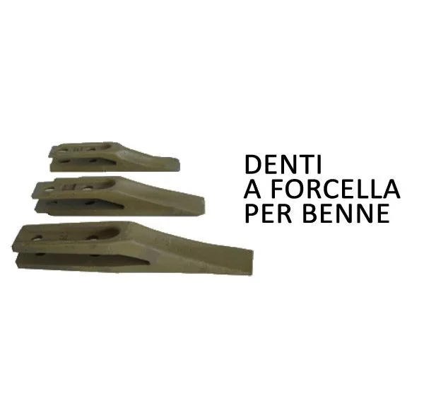 Denti per benne - modello a forcella