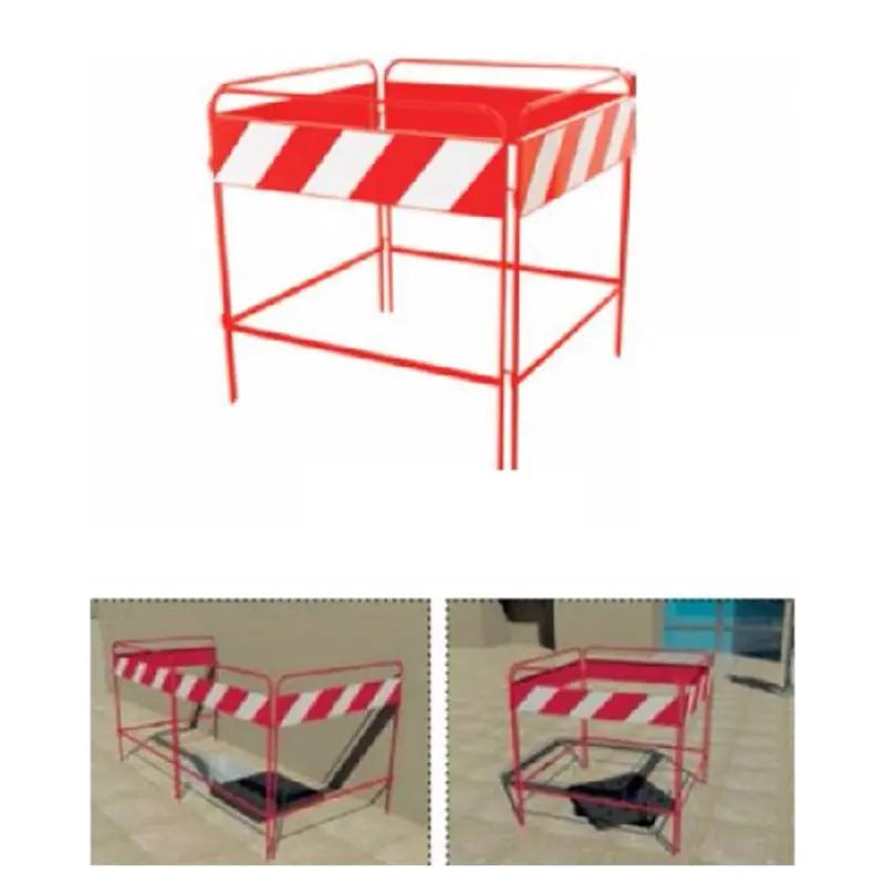 Recinzione per chiusini – Classe 1 – Cantiere Stradale