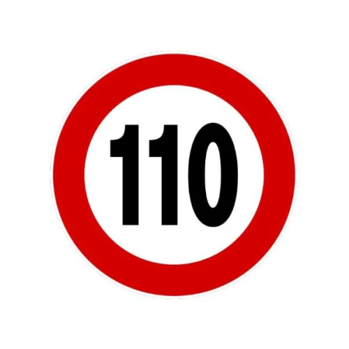 Cartello Stradale “Limite 100 Km/h” – Cantiere Stradale