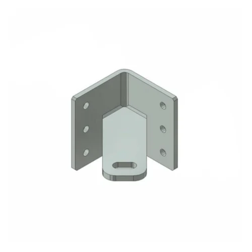 Piastra indeformabile Angolo Interno Per capotto – Linea Vita indeformabile – Sicurezza in Cantiere