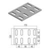 Contropiastra per Linea Vita Deformabile 601A e 601B – Sicurezza in Cantiere