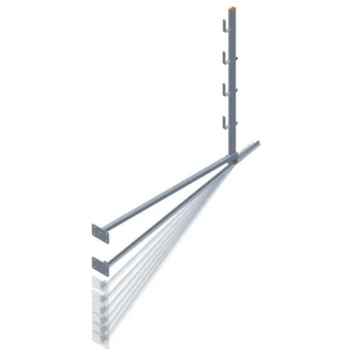 Parapetto a Mensola 115R – Regolazione da 2-150 cm – Sicurezza in Cantiere