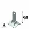 Ancoraggio Indeformabile Antipendolo per Tetti a Doppia Falda 413C – tipo A-C – Sicurezza in Cantiere