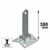 Ancoraggio Indeformabile Antipendolo per Tetti a Doppia Falda 415C – tipo A – Sicurezza in Cantiere