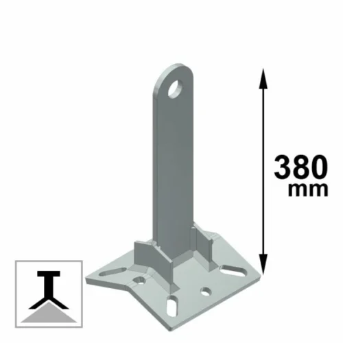 Ancoraggio Indeformabile Antipendolo per Tetti a Doppia Falda 415C – tipo A – Sicurezza in Cantiere