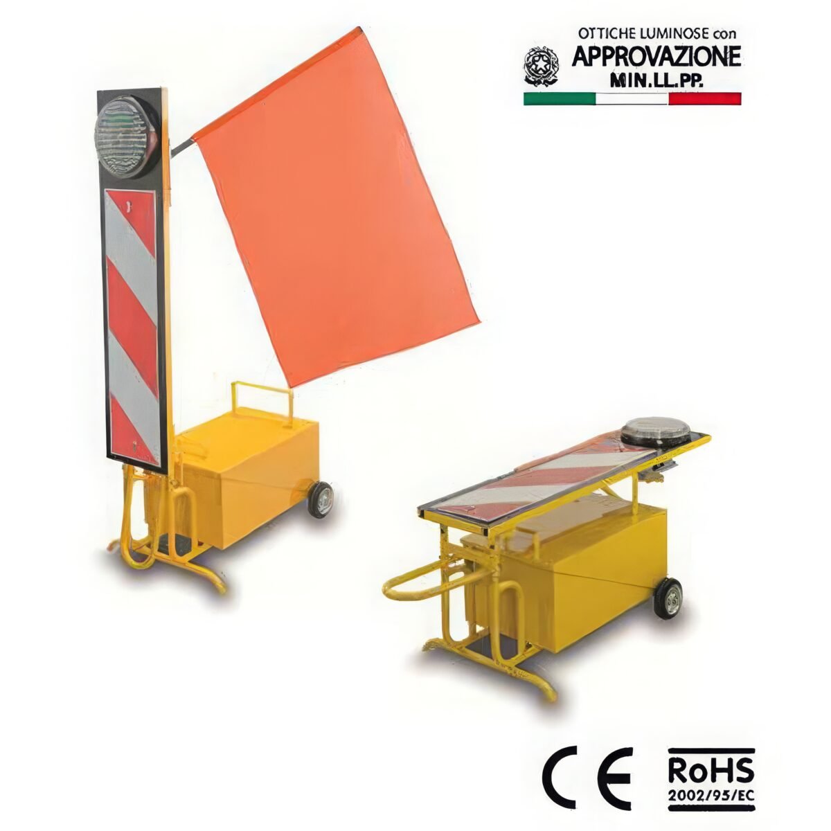 Sbandieratore stradale automatico – Cantiere Stradale