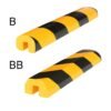Paracolpi Flessibile di sicurezza- lung. 1 metro mod. B-BB – Cantiere Stradale