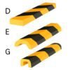 Paracolpi Flessibile di sicurezza- lung. 1 metro mod. D-E-G – Cantiere Stradale