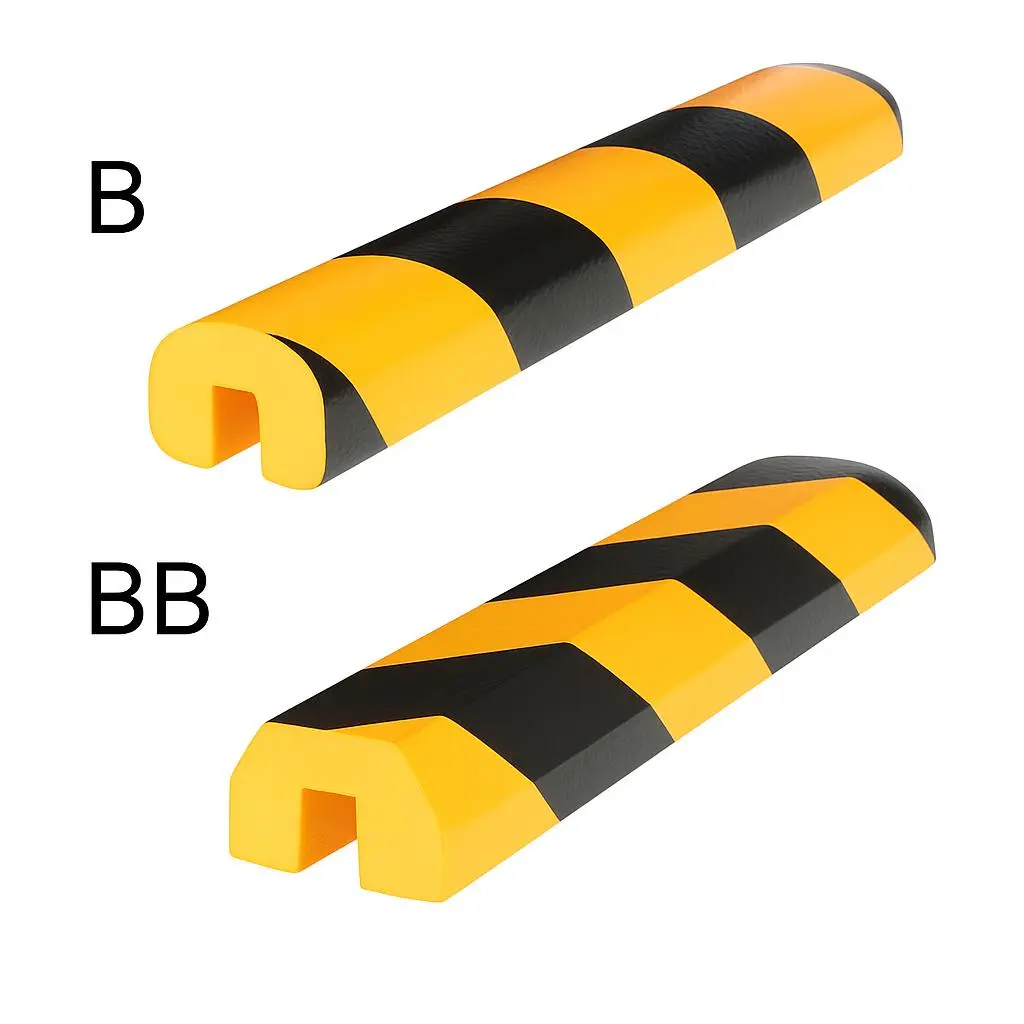 Paracolpi Flessibile di sicurezza- lung. 1 metro mod. B-BB – Cantiere Stradale