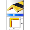 Paracolpi Flessibile di sicurezza- lung. 1 metro mod. H-H+ – Cantiere Stradale