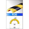 Paracolpi Flessibile di sicurezza a mezzaluna R30 e R50 – 1 metro – Cantiere Stradale