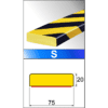 Paracolpi Flessibile di sicurezza- lung. 1 metro mod. F-S – Cantiere Stradale