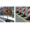 Base di appesantimento per cartelli- 28 kg – Cantiere Stradale