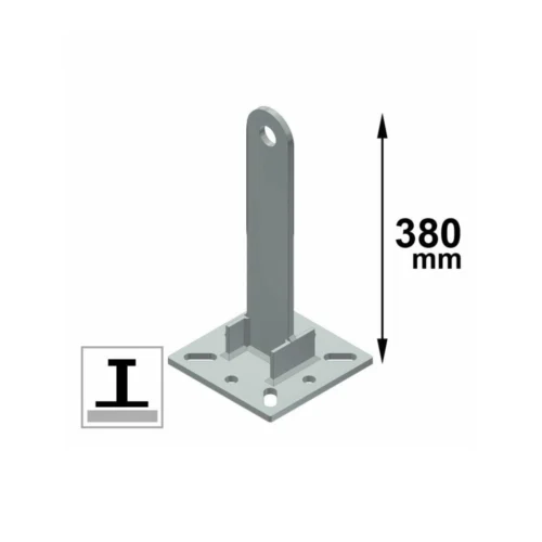 Ancoraggio Indeformabile Antipendolo per Tetti Piani 415 – tipo A – Sicurezza in Cantiere