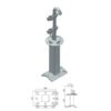 Torretta linea vita indeformabile tetto doppia falda 406-50A- con porta antenna – Sicurezza in Cantiere