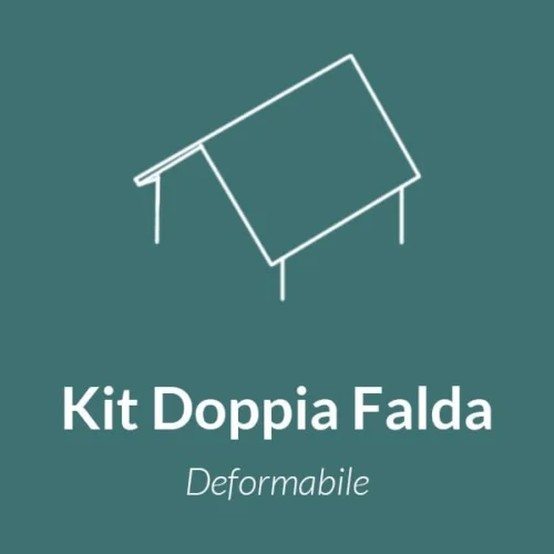 Kit Linea Vita Deformabile Certificata – Tetti a Doppia Falda – Sicurezza in Cantiere