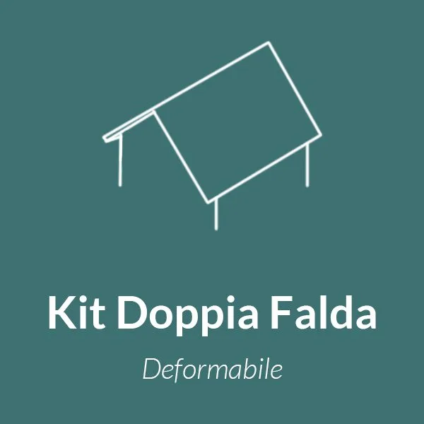 Kit Linea Vita Deformabile Certificata – Tetti a Doppia Falda