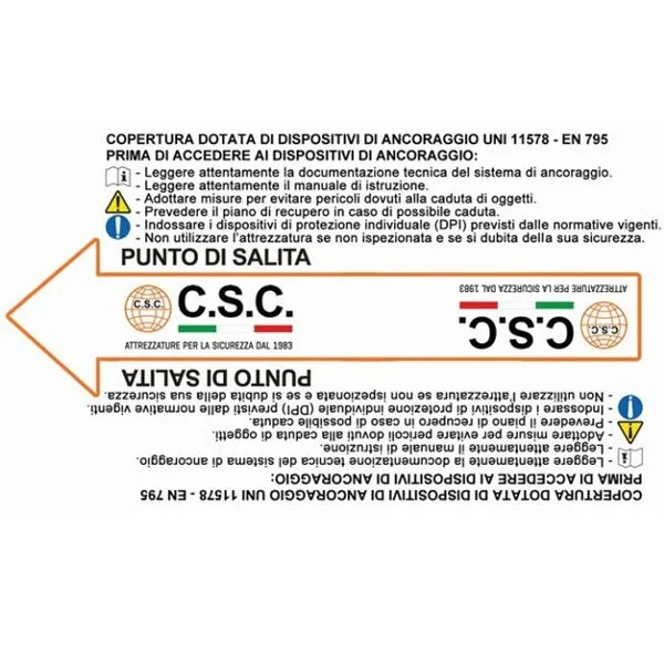 Kit Linea Vita Deformabile Certificata – Tetti Piani