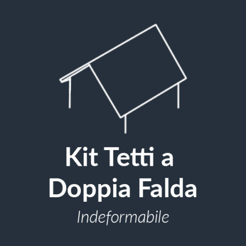Kit Linea Vita Indeformabile Certificata – Tetti falda doppia – Sicurezza in Cantiere