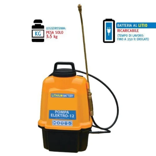 Spruzzatore A Batteria ELEKTRO-12 | Capacità 12L – Bonifica Amianto