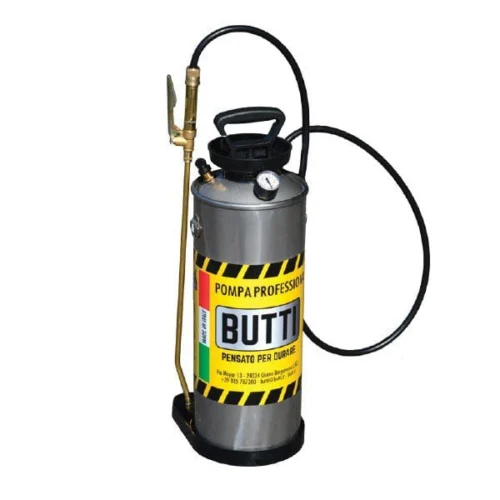 Pompa a Spruzzo 10L Inox – Ideale per Agenti Chimici – Bonifica Amianto