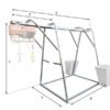 Cavalletto per elevatore – 300kg – Cantieri e Costruzioni