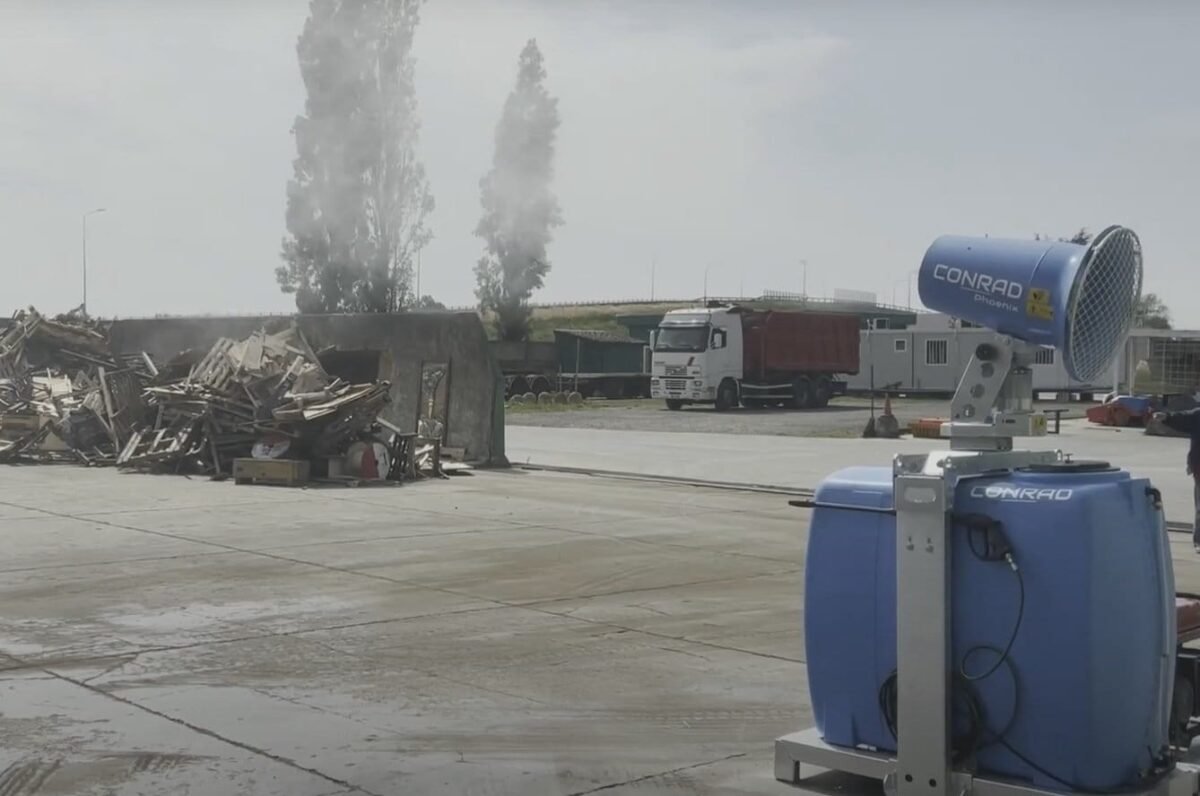 Stazione abbattimento polveri CANNONI-CONRAD mod. Phoenix con generatore e cisterna - immagine 3