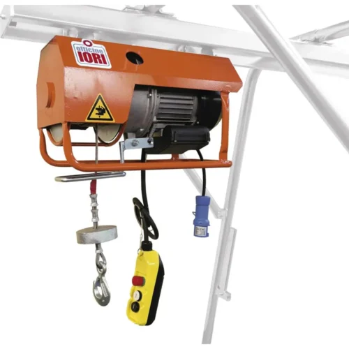Elevatore a cavalletto – 300kg – fune 25mt – Cantieri e Costruzioni