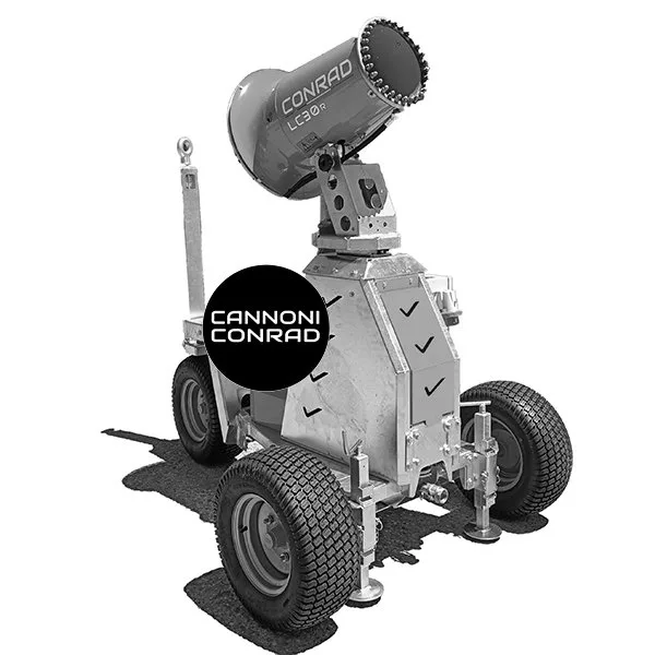 Cannone abbattimento polveri 30 m gittata – a noleggio – Noleggio Attrezzatura Edile