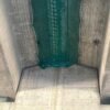 Rete anticaduta ponteggio – con cinghie – Cantiere Stradale