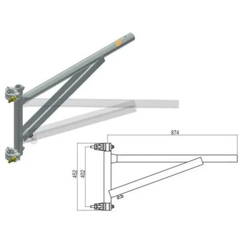 Mensola per carrucola – 150kg – Cantieri e Costruzioni