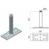 Torretta Linea Vita Indeformabile Combo per Tetti Piani – Sicurezza in Cantiere